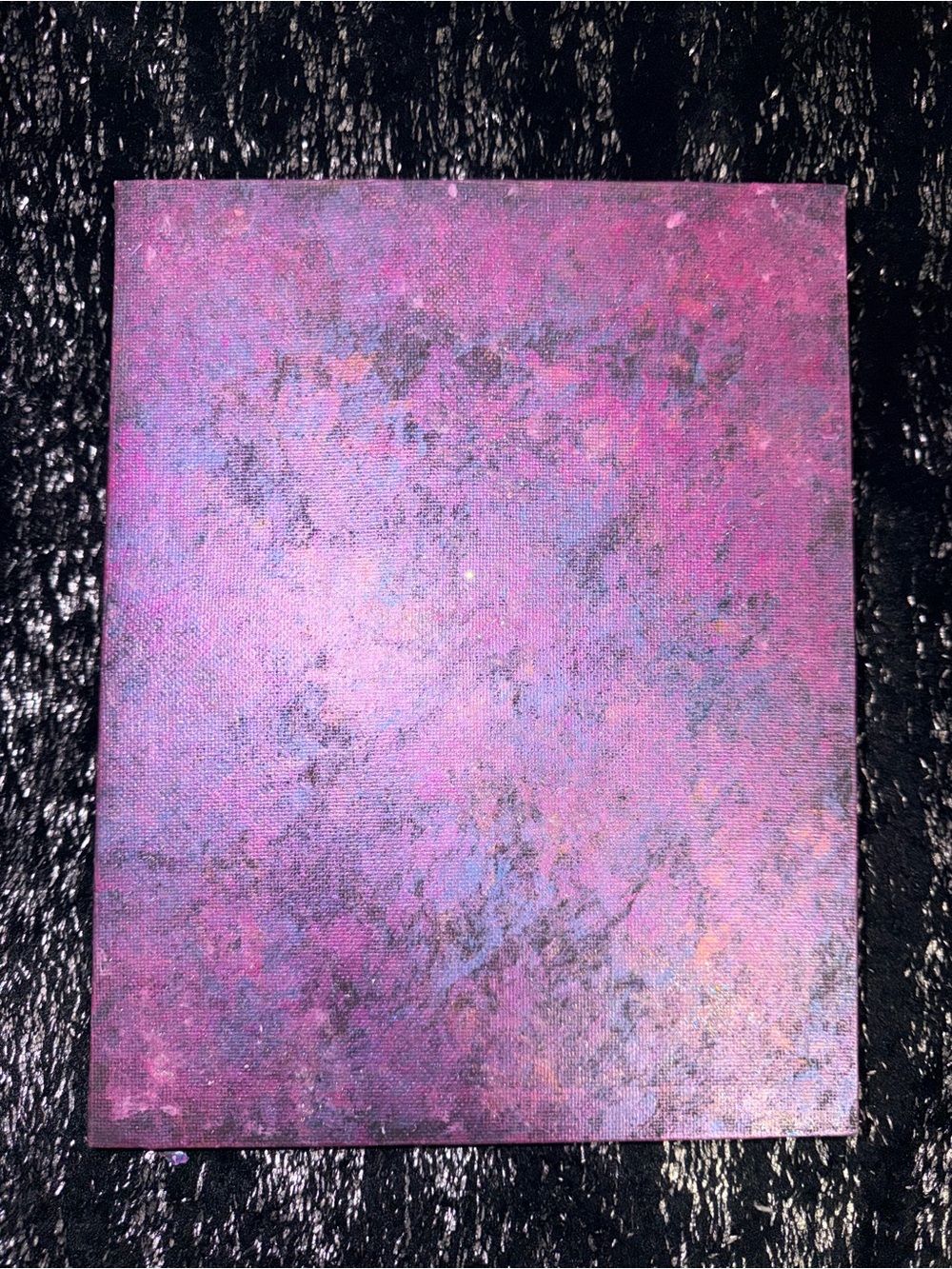 Abstract Purple Canvas Wall Art - Modern Home Accent